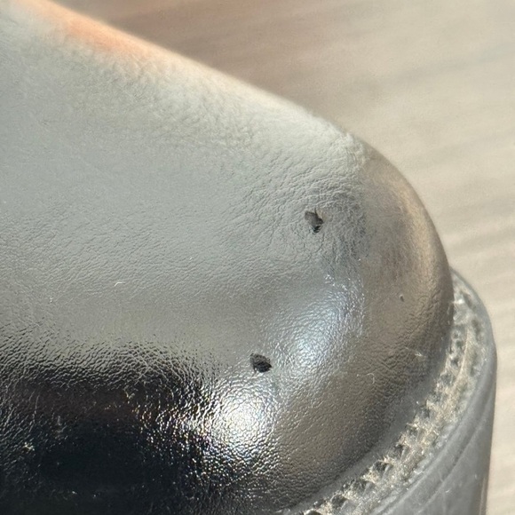 Black Leather Ankle Boots - Picture 4 of 4